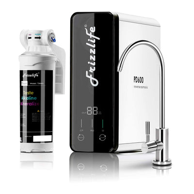 Frizzlife 600GPD Reverse Osmosis Water Filter, NSF/ANSI 42&58&372 Standards, Alkaline Mineral pH+, Tankless RO Reverse Osmosis System, Under Sink, Reduce TDS, 2:1 Drain Ratio, Water Filter, PD600-TAM3