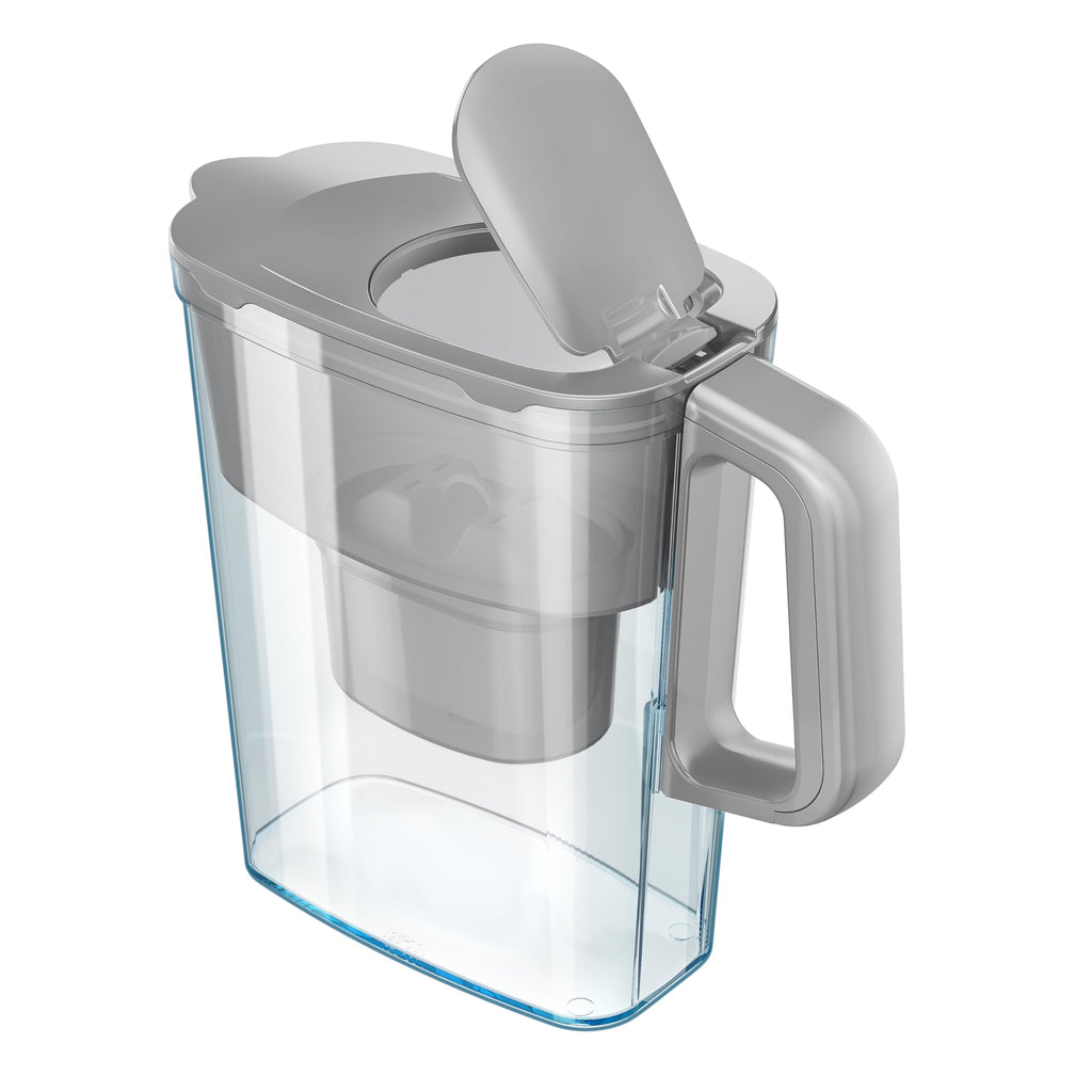 AQUAPHOR Water Filter Jug Compact with 1 X Maxfor+ Filter - 2.4L Capacity - Grey